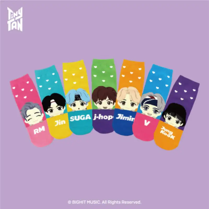 BTS - TinyTAN - Peekaboo Socks - BTS - Socks - Harumio