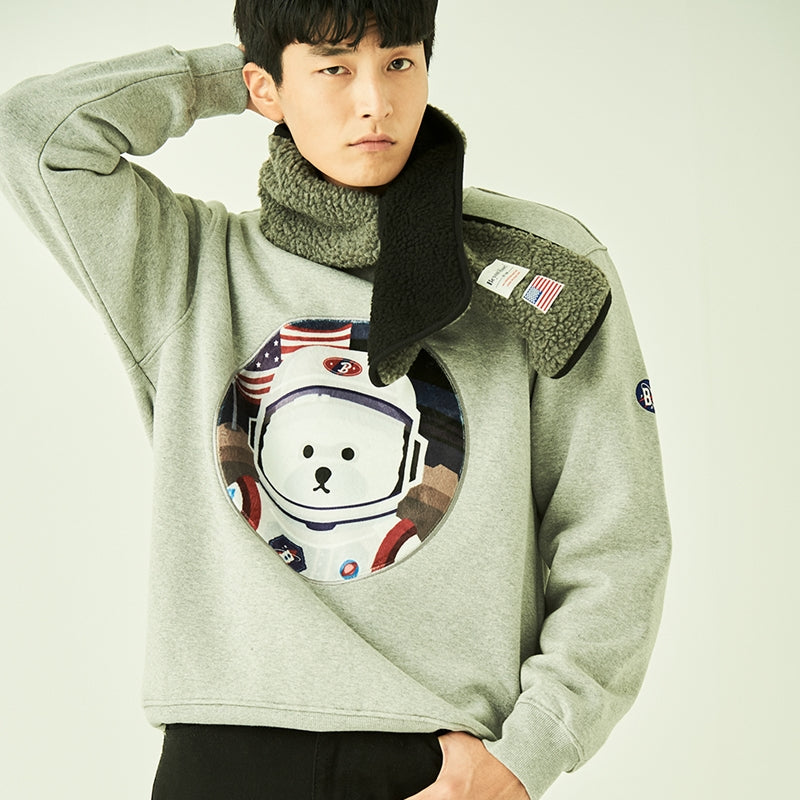 Beyond Closet - 2020 Winter Apollo Collection Classic Logo Patch Sweatshirts