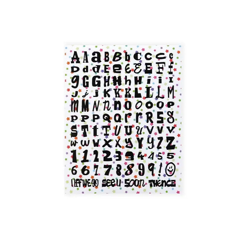 THENCE - Letter Sticker Set Ver.7 - THENCE - Stickers - Harumio