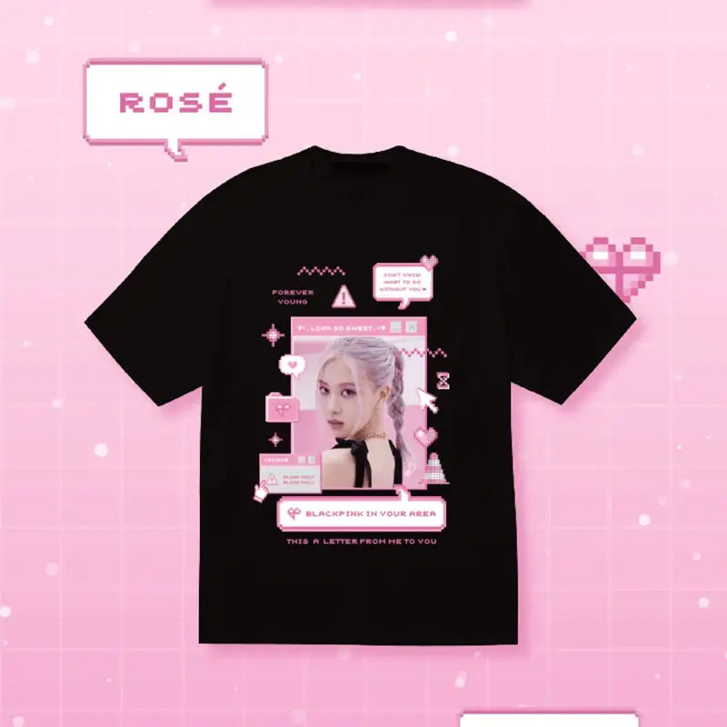 BlackPink - 6th Anniversary - T-Shirts - BlackPink - Fashion - Harumio