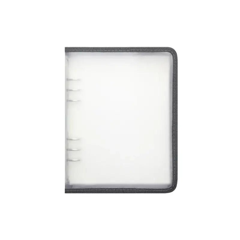 Yudaeng - A5/A6 - Translucent Zipper 6 Holes Diary Cover Pocket Binder - Yudaengdotcom - Binder Pockets - Harumio