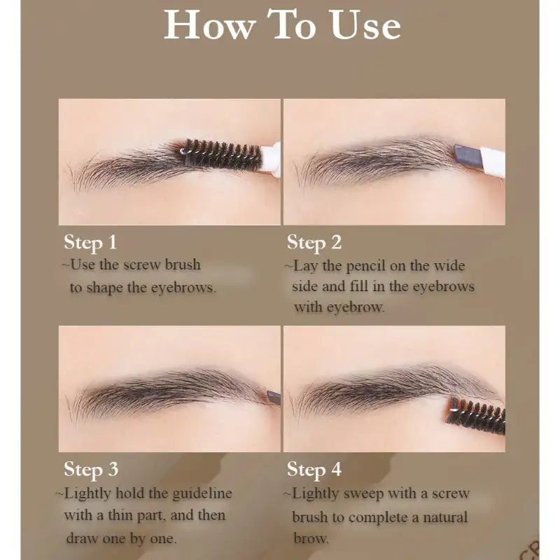 Moolda - Creamy Auto Eyebrow - Moolda - Eye Makeup - Harumio