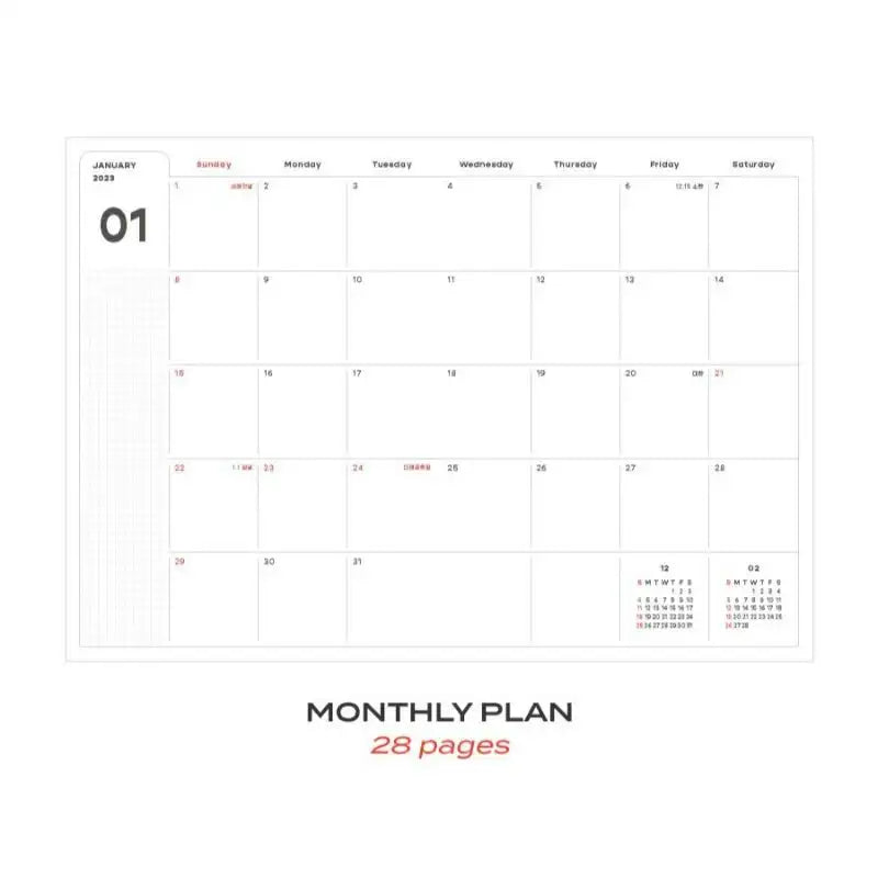 ICONIC - 2023 The Planner L - Iconic - Calendars - Harumio