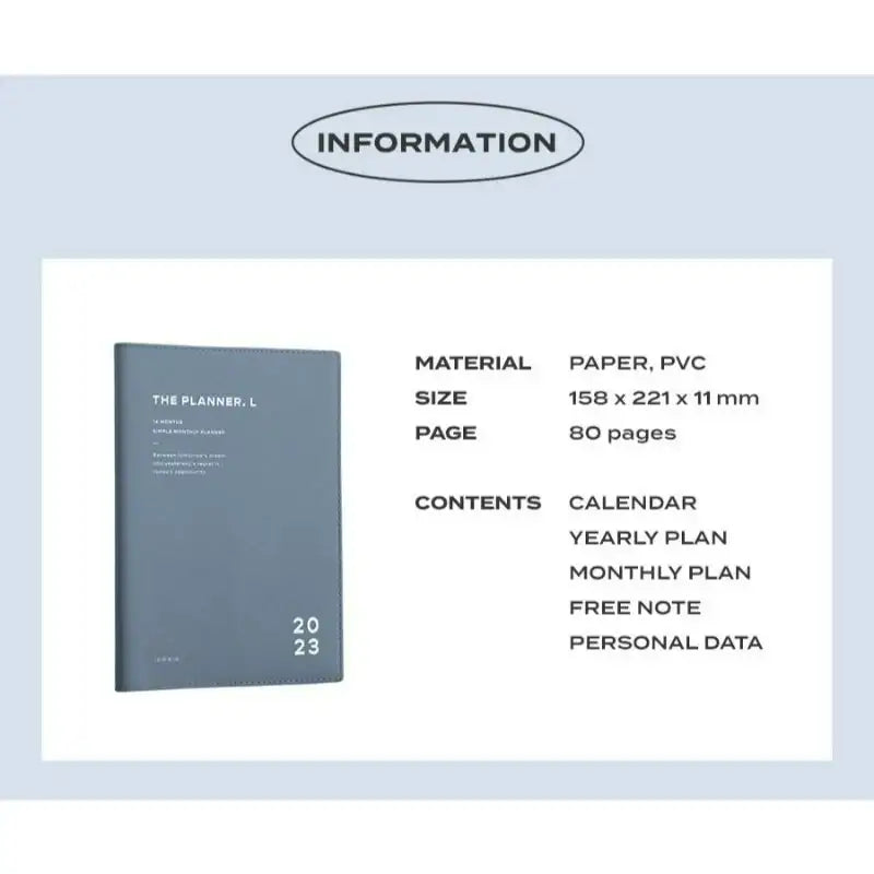 ICONIC - 2023 The Planner L - Iconic - Calendars - Harumio