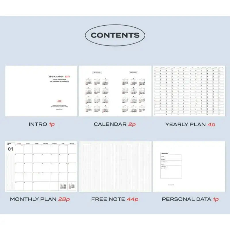 ICONIC - 2023 The Planner L - Iconic - Calendars - Harumio