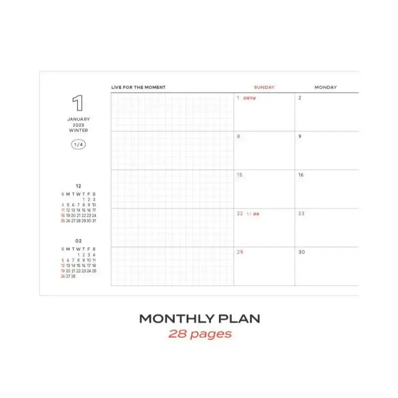 ICONIC - 2023 The Planner W - Iconic - Calendars - Harumio