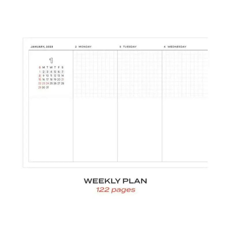 ICONIC - 2023 The Planner W - Iconic - Calendars - Harumio