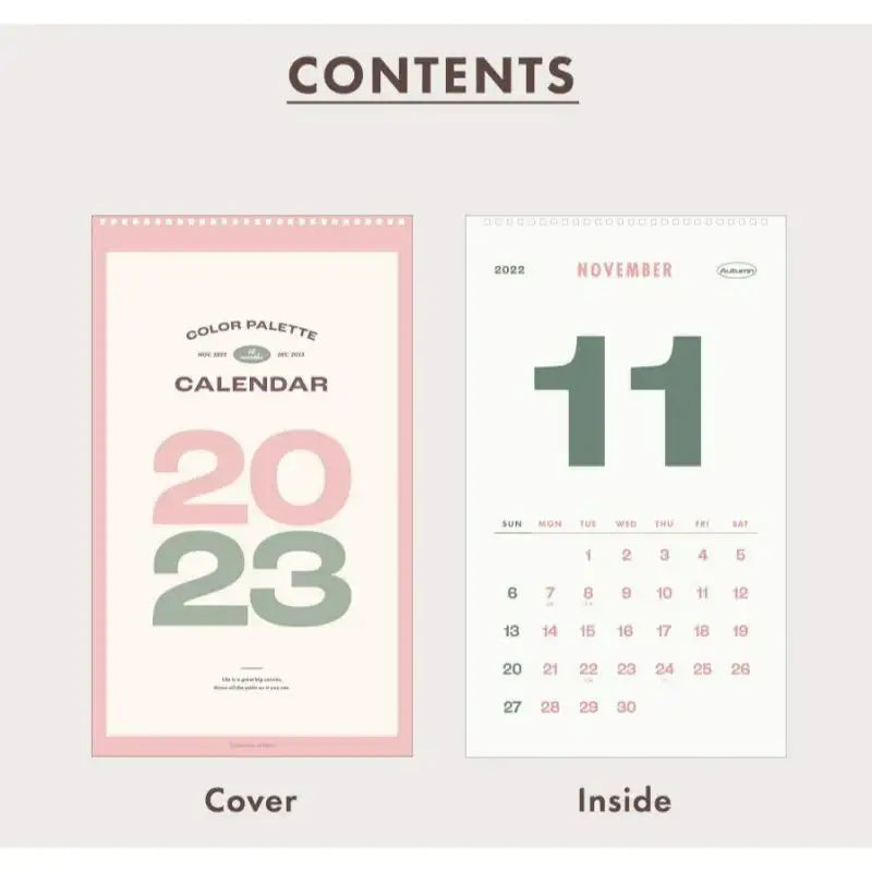 ICONIC - 2023 Color Palette Wall Calendar - Iconic - Calendars - Harumio
