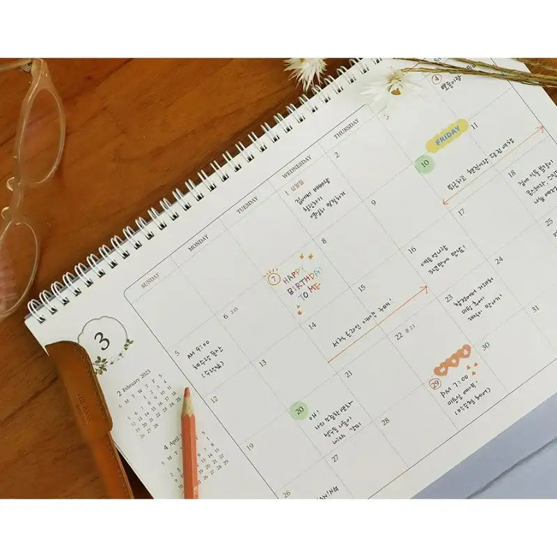 INDIGO - 2023 Anne Story Desk Calendar - Indigo - Calendars - Harumio