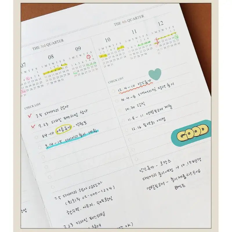 INDIGO - 2023 Monthly Official Diary - Indigo - Calendars - Harumio