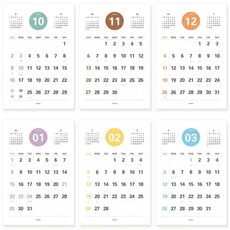 INDIGO - 2023 Prism Wall Calendar - Indigo - Calendars - Harumio