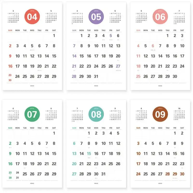 INDIGO - 2023 Prism Wall Calendar - Indigo - Calendars - Harumio