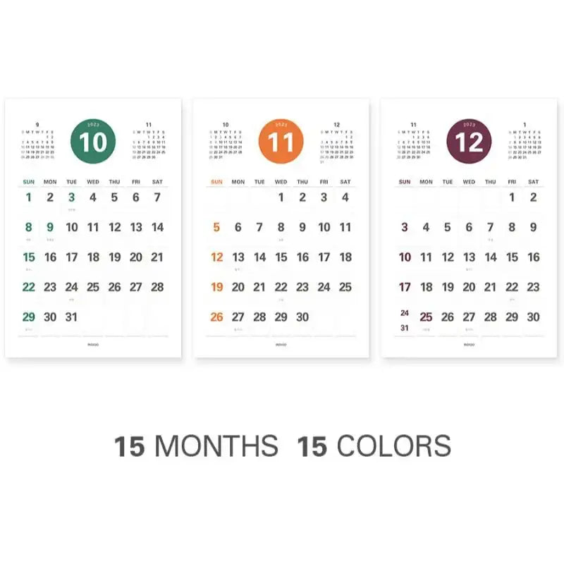 INDIGO - 2023 Prism Wall Calendar - Indigo - Calendars - Harumio