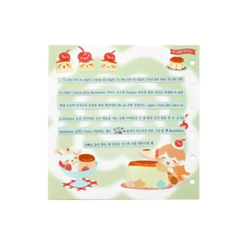 Be On D - A7 Wide Real Love 6 Hole Inlay - Be On D - Binder Inlays - Harumio