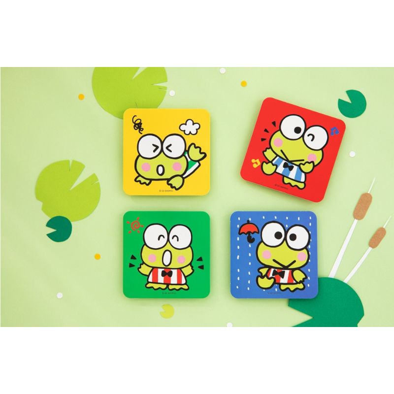 Sanrio x 10x10 - Kerokerokeroppi Paper Coaster Set