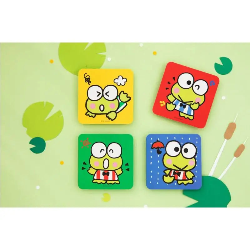 Sanrio x 10x10 - Kerokerokeroppi Paper Coaster Set - Sanrio - Home & Living - Harumio