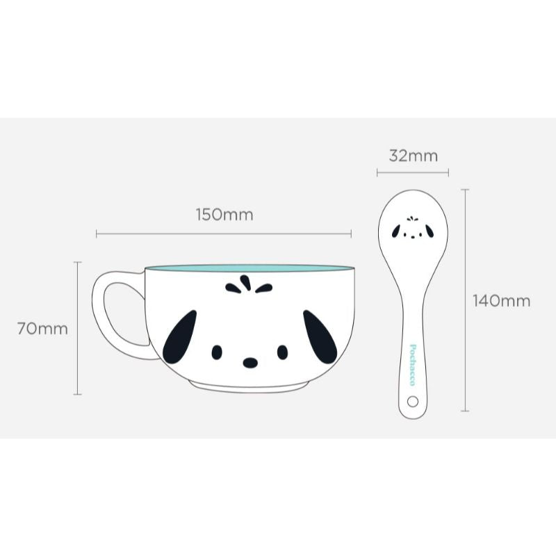 Sanrio x 10x10 - Cereal Bowl Spoon Set