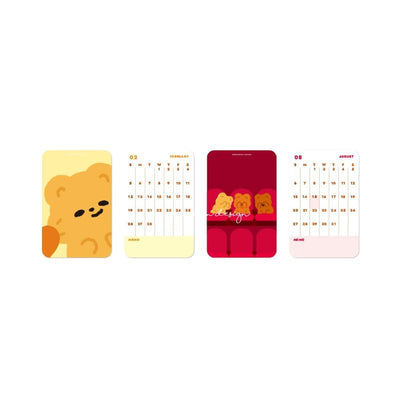 Pureureumdesign x 10x10 - 2023 Cupid Bear Mini Card Calendar