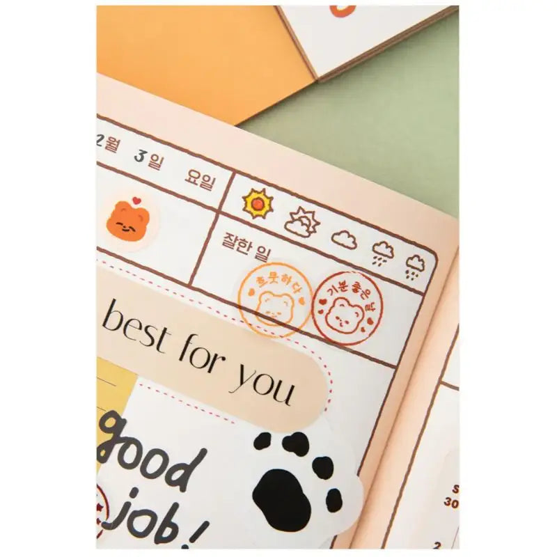 Pureureumdesign x 10x10 - Cupid Bear Picture Diary - Pureureumdesign - Diary - Harumio