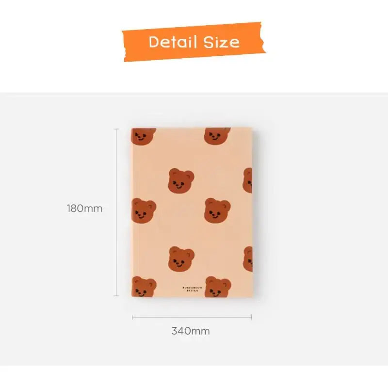 Pureureumdesign x 10x10 - Cupid Bear Picture Diary - Pureureumdesign - Diary - Harumio