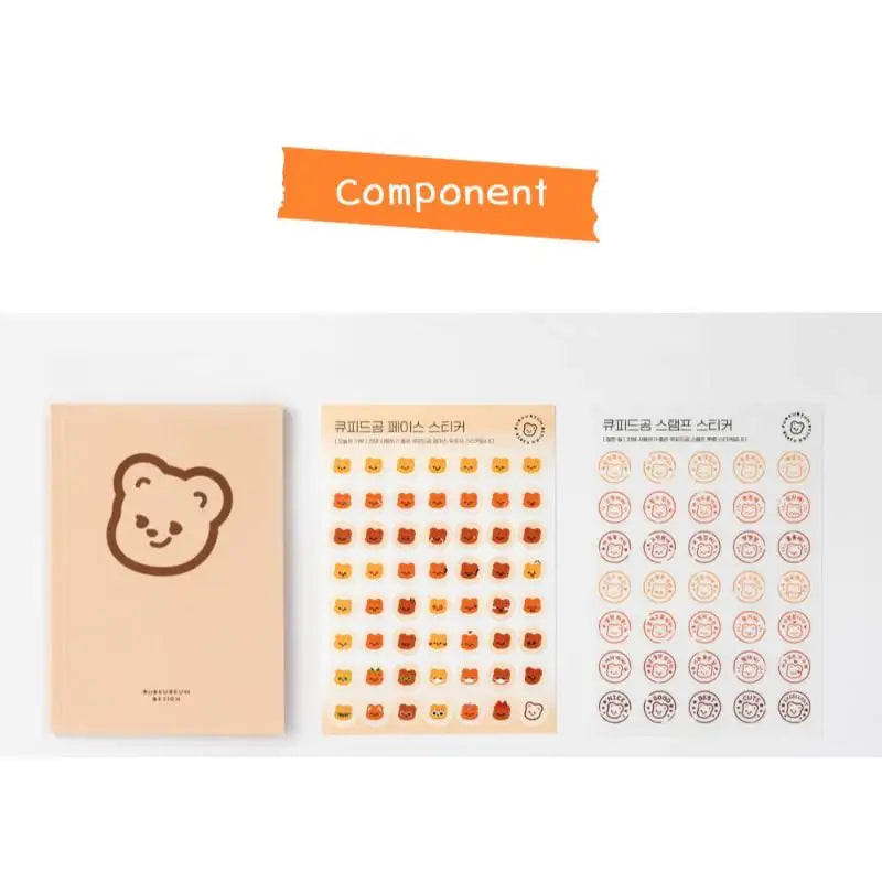 Pureureumdesign x 10x10 - Cupid Bear Picture Diary - Pureureumdesign - Diary - Harumio