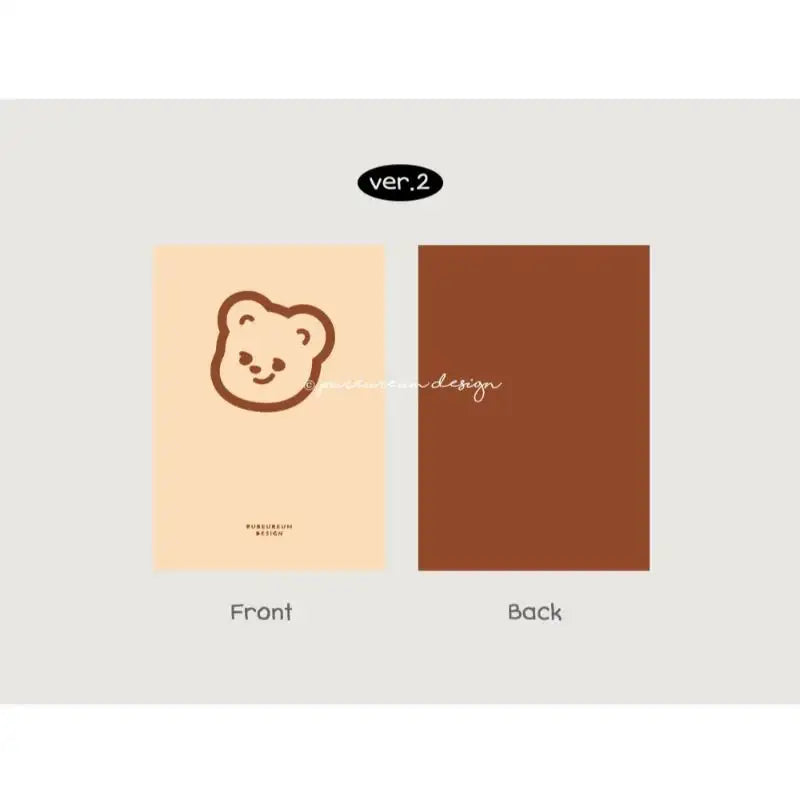 Pureureumdesign x 10x10 - Cupid Bear Picture Diary - Pureureumdesign - Diary - Harumio