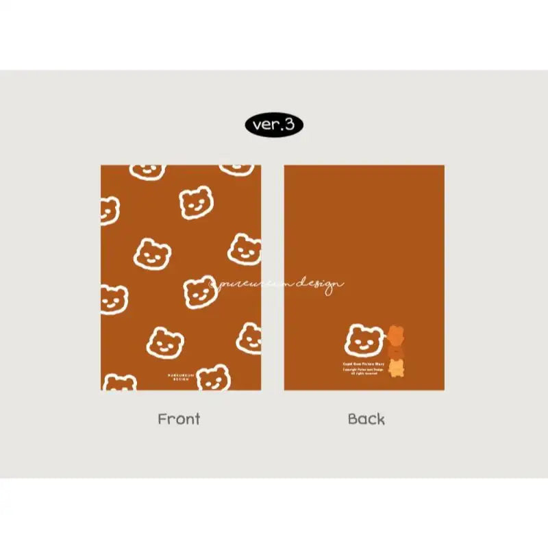 Pureureumdesign x 10x10 - Cupid Bear Picture Diary - Pureureumdesign - Diary - Harumio