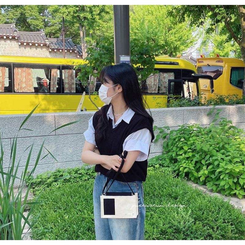 Pureureumdesign x 10x10 - Cupid Gom Daily Mini Bag - Pureureumdesign - Crossbody Bag - Harumio