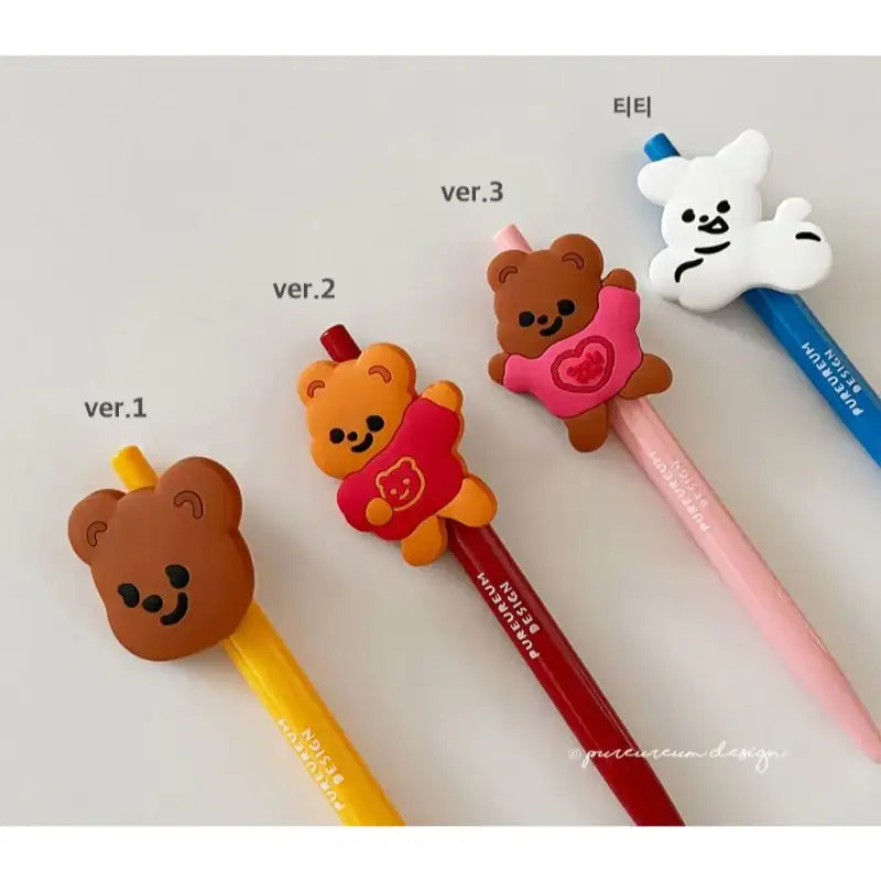 Pureureumdesign x 10x10 -Cupid Bear TT gel pen - Pureureumdesign - Stationery - Harumio