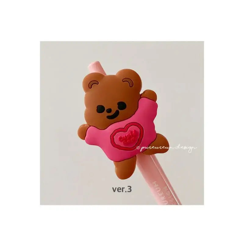 Pureureumdesign x 10x10 -Cupid Bear TT gel pen - Pureureumdesign - Stationery - Harumio