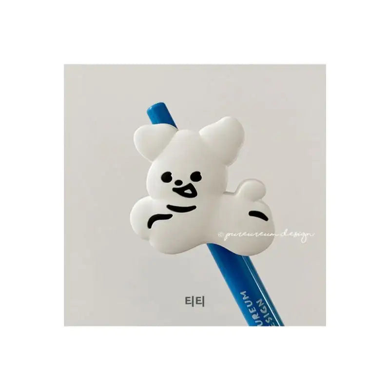 Pureureumdesign x 10x10 -Cupid Bear TT gel pen - Pureureumdesign - Stationery - Harumio