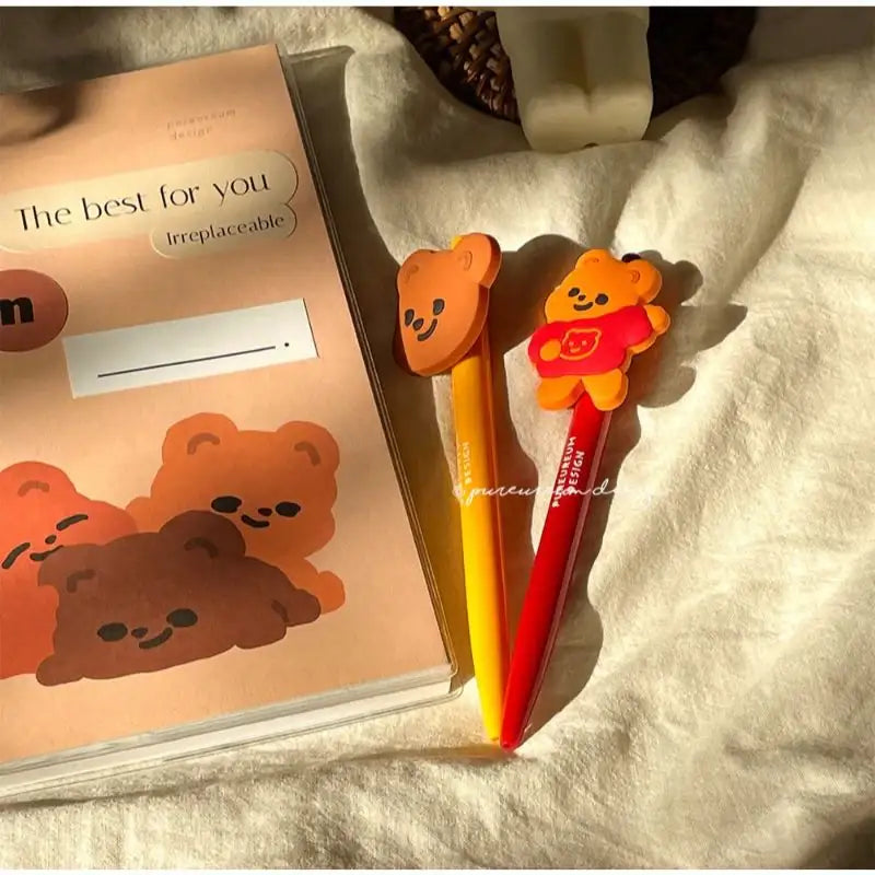Pureureumdesign x 10x10 -Cupid Bear TT gel pen - Pureureumdesign - Stationery - Harumio
