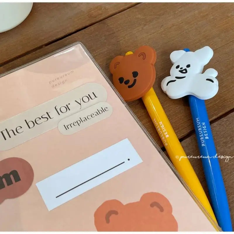 Pureureumdesign x 10x10 -Cupid Bear TT gel pen - Pureureumdesign - Stationery - Harumio