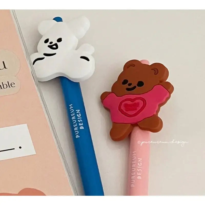 Pureureumdesign x 10x10 -Cupid Bear TT gel pen - Pureureumdesign - Stationery - Harumio