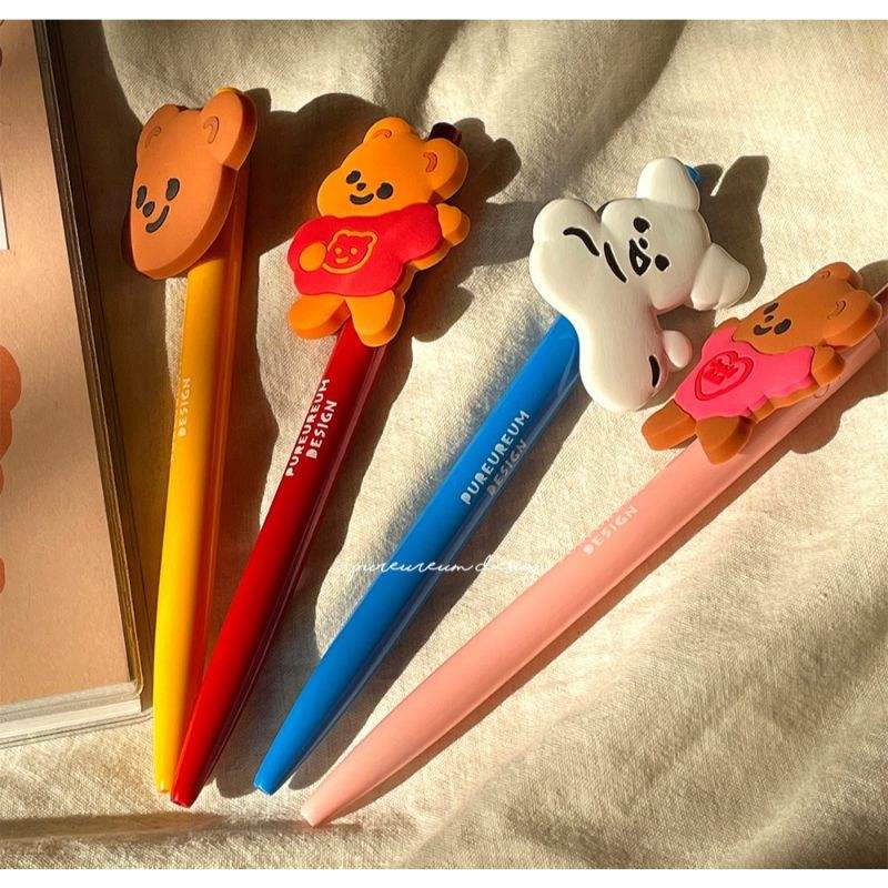 Pureureumdesign x 10x10 -Cupid Bear TT gel pen - Pureureumdesign - Stationery - Harumio