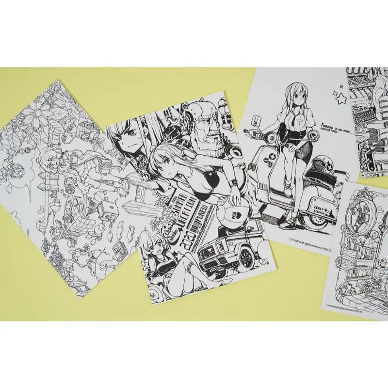 Artist Puneu x MOFUN - Postcard set - MOFUN - Postcards - Harumio