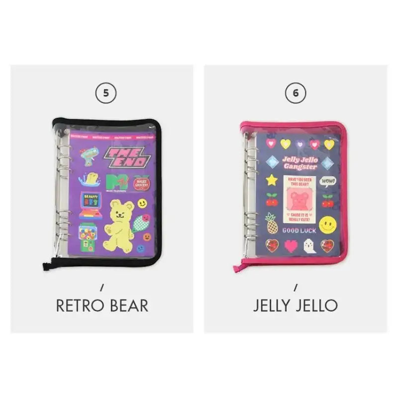 Second Mansion x 10x10 - A5 6-hole Retro Zipper Diary - Second Mansion - Diary - Harumio