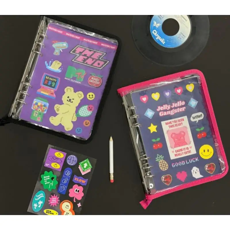 Second Mansion x 10x10 - A5 6-hole Retro Zipper Diary - Second Mansion - Diary - Harumio