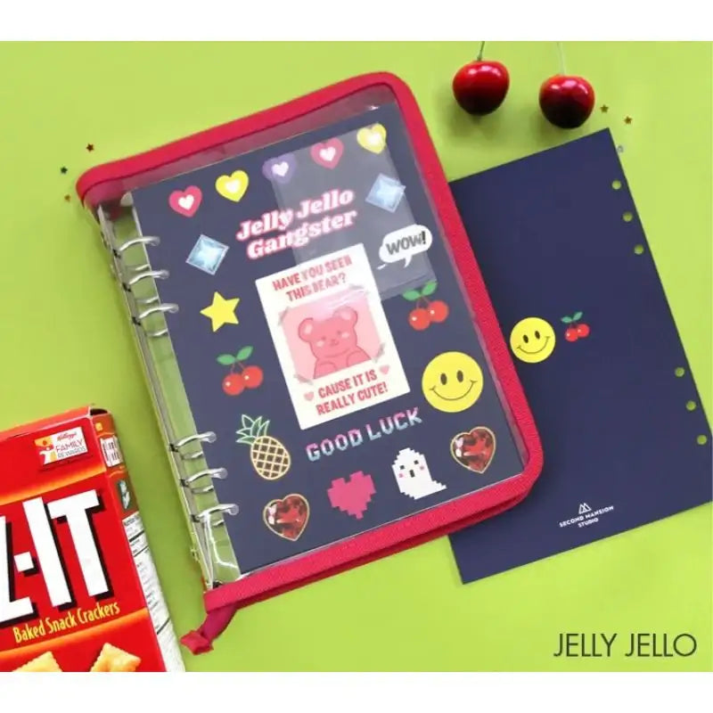 Second Mansion x 10x10 - A5 6-hole Retro Zipper Diary - Second Mansion - Diary - Harumio