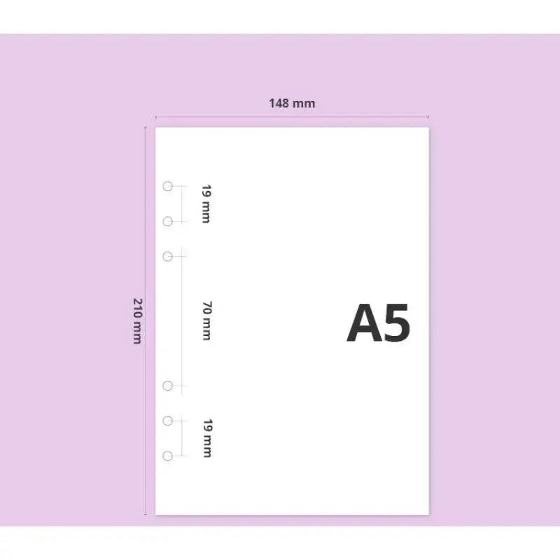 Second Mansion x 10x10 - A5 6-hole Retro Zipper Diary - Second Mansion - Diary - Harumio