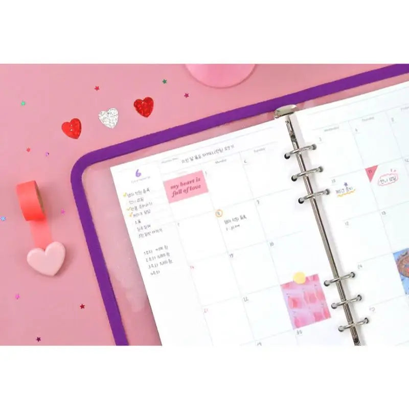 Second Mansion x 10x10 - A5 6-hole Retro Zipper Diary - Second Mansion - Diary - Harumio