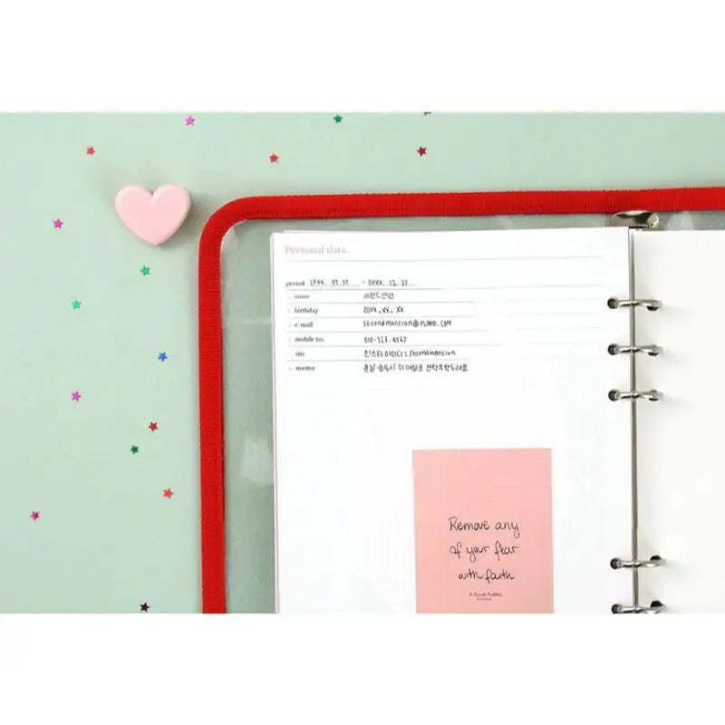 Second Mansion x 10x10 - A5 6-hole Retro Zipper Diary - Second Mansion - Diary - Harumio