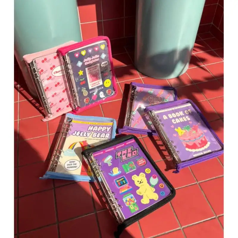 Second Mansion x 10x10 - A5 6-hole Retro Zipper Diary - Second Mansion - Diary - Harumio