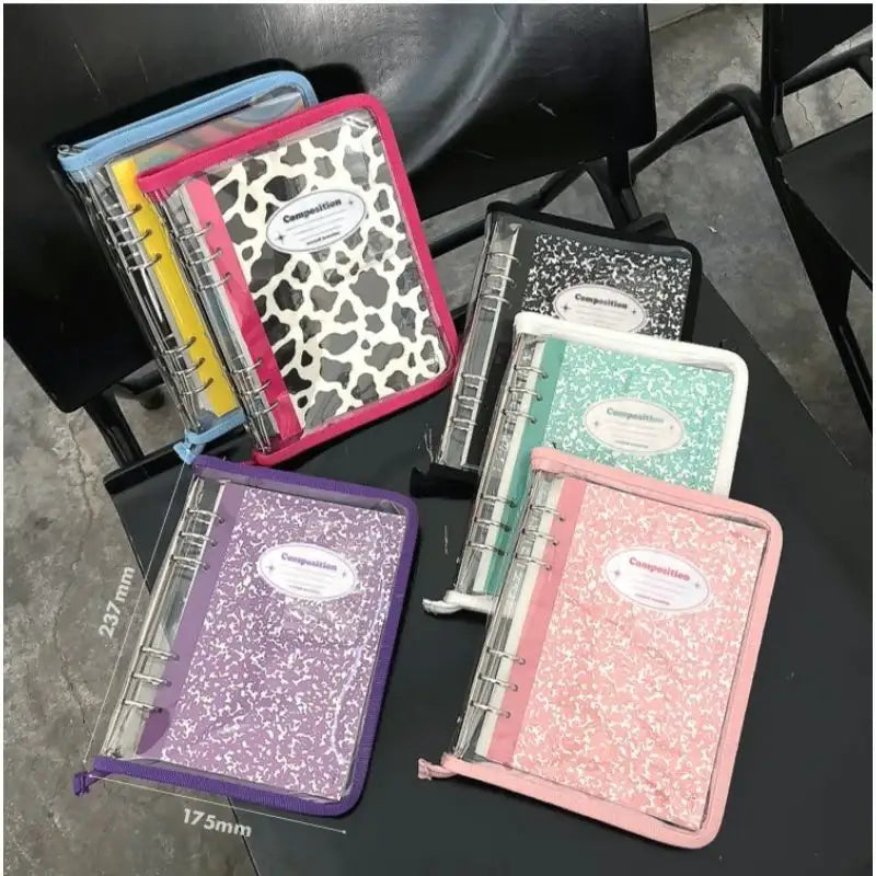 Second Mansion x 10x10 - Composition Zipper Diary - Second Mansion - Diary - Harumio