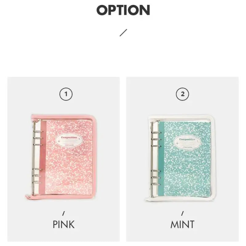 Second Mansion x 10x10 - Composition Zipper Diary - Second Mansion - Diary - Harumio