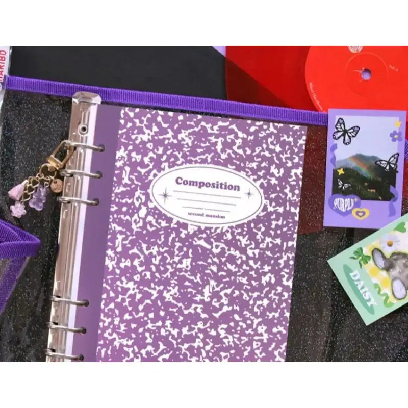 Second Mansion x 10x10 - Composition Zipper Diary - Second Mansion - Diary - Harumio
