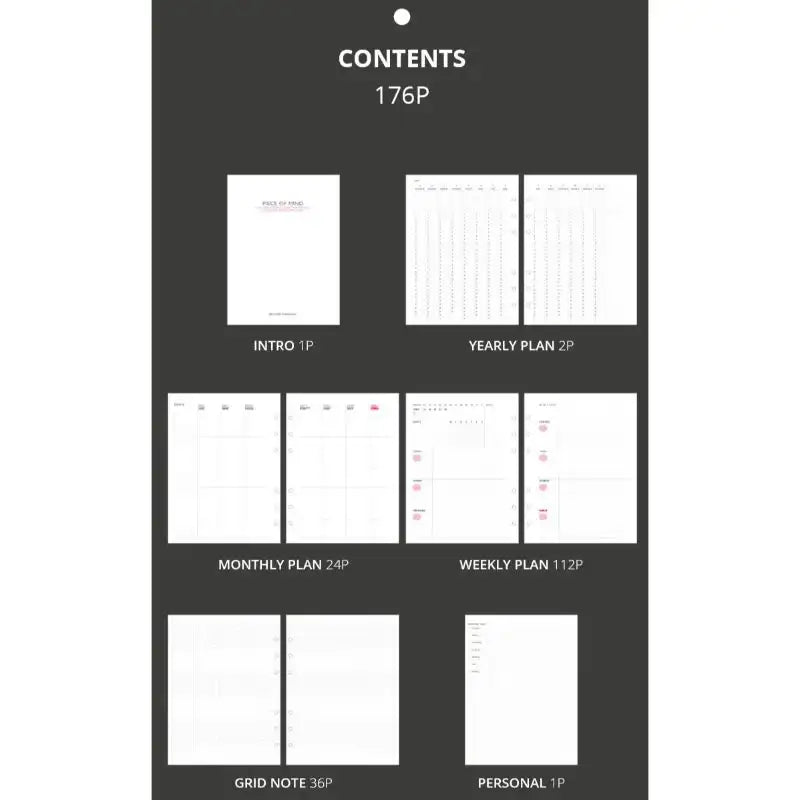 Second Mansion x 10x10 - Composition Zipper Diary - Second Mansion - Diary - Harumio