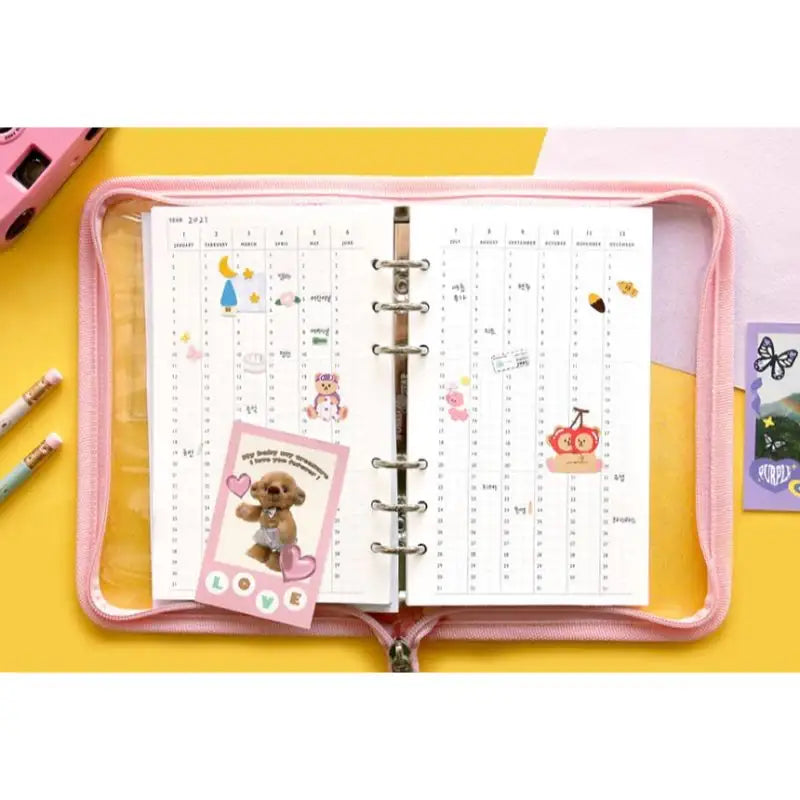Second Mansion x 10x10 - Composition Zipper Diary - Second Mansion - Diary - Harumio