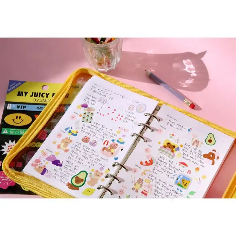 Second Mansion x 10x10 - Composition Zipper Diary - Second Mansion - Diary - Harumio