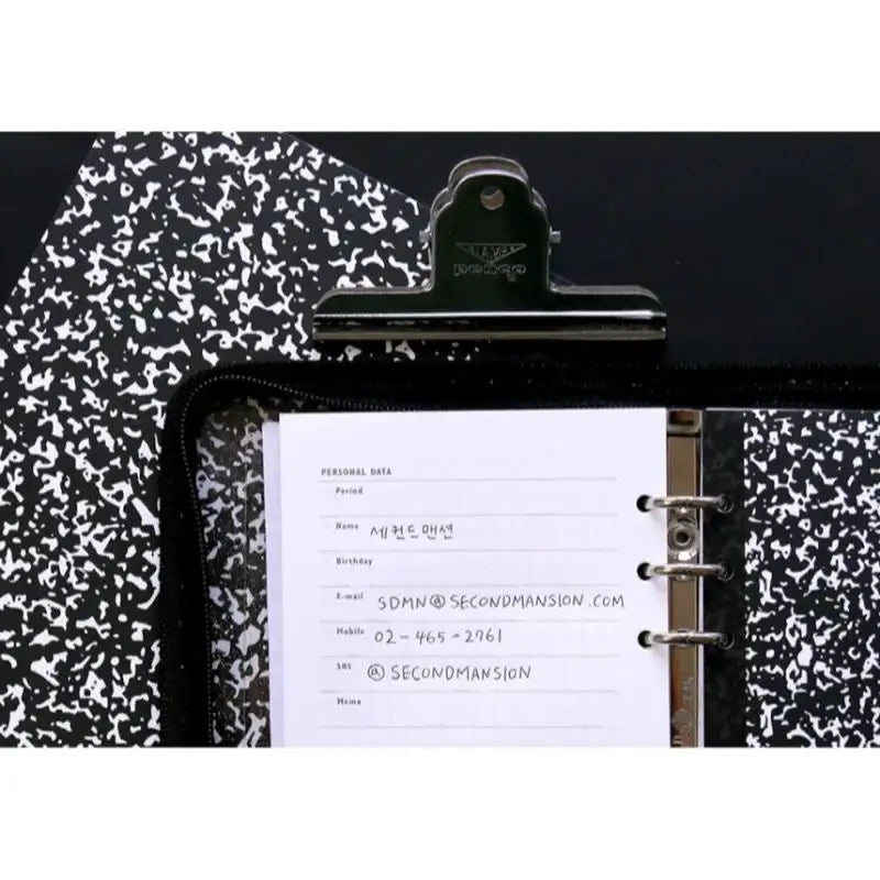 Second Mansion x 10x10 - Composition Zipper Diary - Second Mansion - Diary - Harumio
